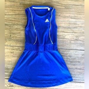 Adidas - Blue tennis dress with shorts -  6Y